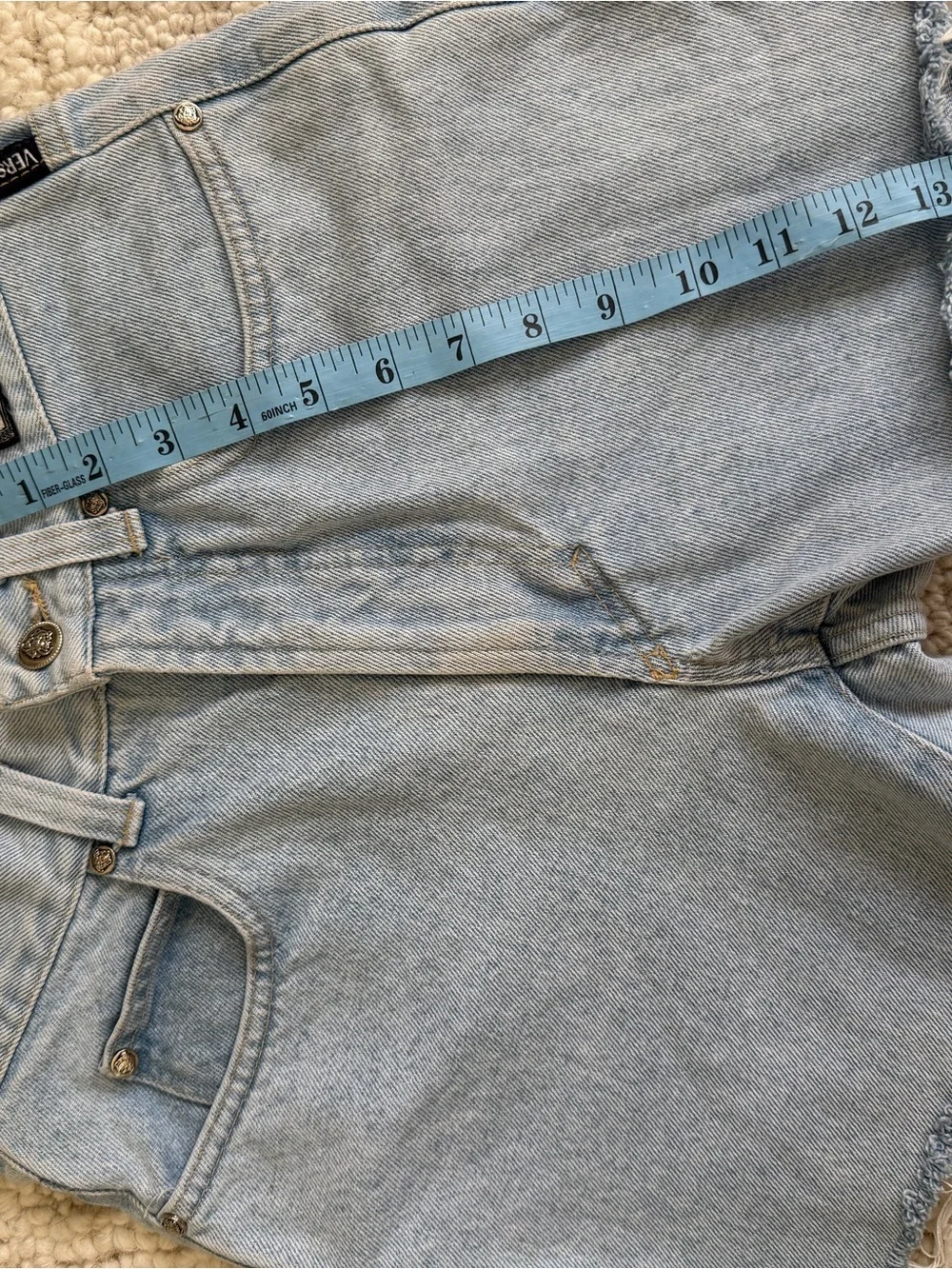 Versace denim shorts